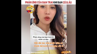 Phản ứng của bạn trai khi bạn có b.ầu