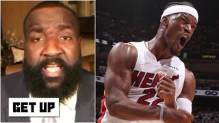 GET UP "Best Playoffs' Series" Kendrick Perkins on Jimmy Butler in Miami Heat vs Philadelphia 76ers