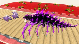 PURPLE CENTIPEDE MONSTER - Animal Revolt Battle Simulator