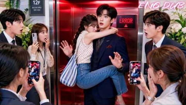 The intern took the VIP lift. When it glitched, she clung to the CEO like a slot..