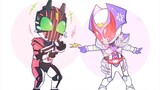 Cute version of Kamen Rider's daily life collection (accidentally deleted before)