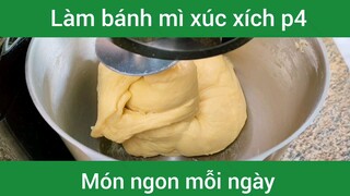 Làm bánh mì xúc xích p4