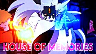 momoshiki vs sasuke and naruto | AMV House of memories🔥