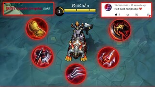 IRITHEL RED BUILD 🔥| LIFESTEAL HACK?? | TOP GLOBAL IRITHEL MLBB