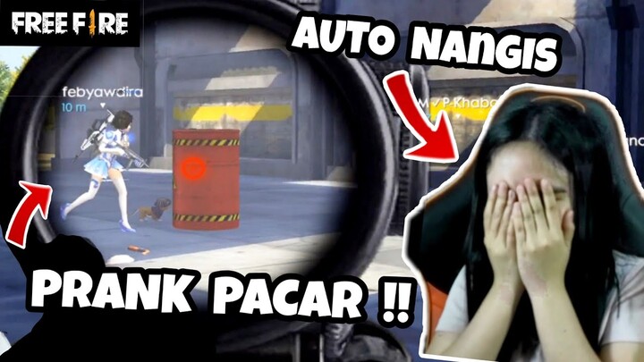AUTO NGAKAK !! PRANK PACAR, NEMBAK GENTONG MERAH !! - Free Fire Indonesia