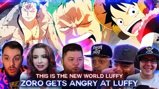 Zoro Gets Angry At Luffy ! This Is The Newworld ! Reaction Mashup