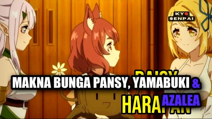 Makna Bunga Pansy, Yamabuki & Azalea
