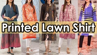 Limelight Printed Lawn Shirt Design 2023