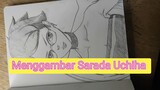 Menggambar Sarada Uchiha Timescipe Boruto Terbaru