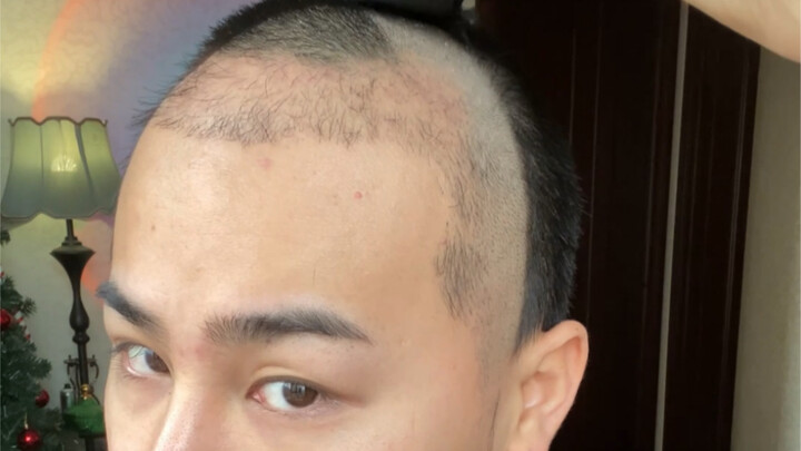 The mute bride gets her hair shaved, makeup applied—no beauty filters—and when it’s done, you’ll wan