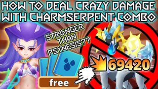 HOW TO DEAL CRAZY AMOUNT OF DAMAGE WITH CHARMSERPENT IN TRAINERS ARENA || BLOCKMAN GO #BMGO