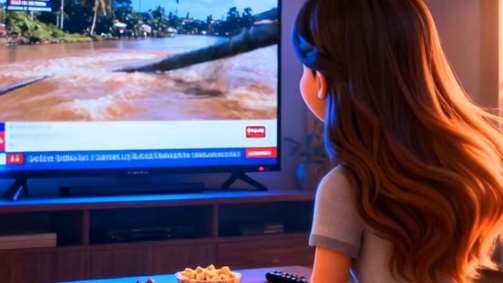 🌧️🏞️ Guci, Kabupaten Tegal — dilanda banjir di sungai gung