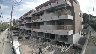 three olive trees construction time lapse