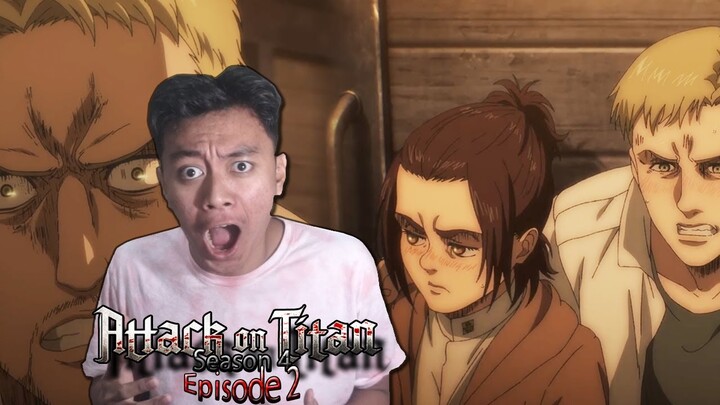 Gabi Terlalu Buas!!!! | Attack on Titan Season 4 INDONESIA REACTION Episode 2