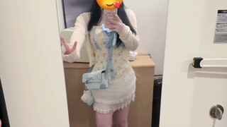 分享一下第一天在日本出门把大雷遮的严严实实的但是还是被搭讪了的穿搭