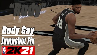 Rudy Gay Jumpshot Fix NBA2K21 with Side-by-Side Comparison