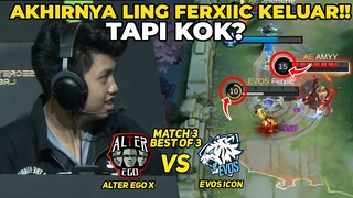 LING FERXIC LVL 10 BALMOND AMMY LVL 15 ‼️ BEDA 5 LVL INI MAIN APA - MDL EVOS VS ALTER EGO MATCH 3 ‼️