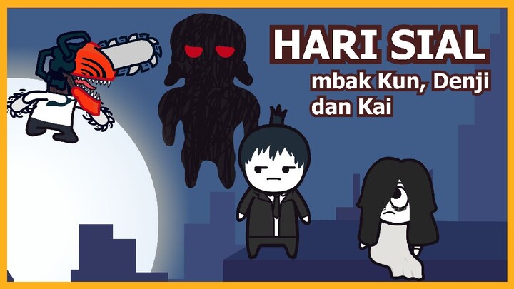 Hari Sial Mbak Kun, Denji dan Aki Chainsawman