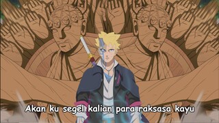 Kaget Munculnya Raksasa Kayu Hashirama - Boruto Two Blue Vortex Chapter 8 Part 64