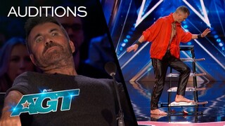 Testa Scares The Judges With a Suspenseful Audition | AGT 2022