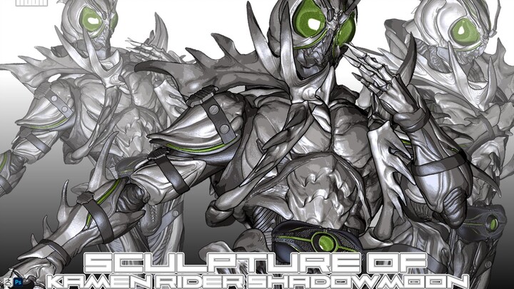 『假面骑士』影月 制作展示『Zbrush』