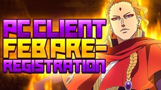 PRE REGISTRATION DATE + PC CLIENT ANNOUNCED FOR BC MOBILE! | Black Clover Mobile
