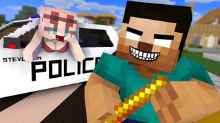 IF MONSTERS WERE COPS - Minecraft Animation Monster School