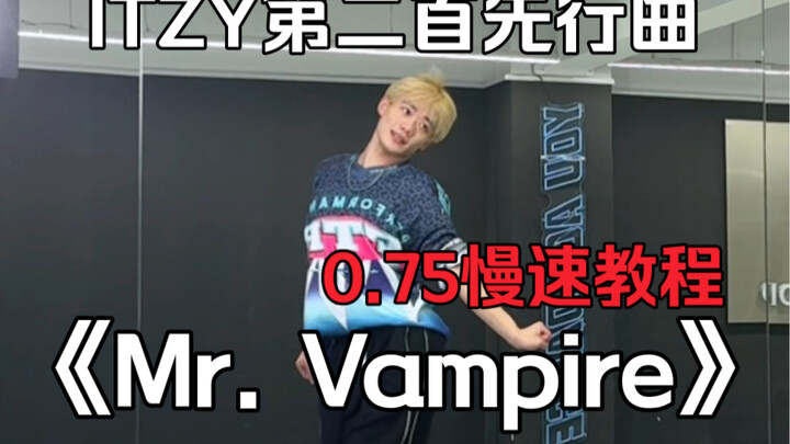【梦帆帆】超详细配字ITZY第二首先行曲《Mr. Vampire》原速+0.75慢速对镜分解来啦#舞蹈 #翻跳 #mrvampire #itzy #舞蹈教学