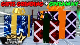 [NEW UPDATE LIVE!] GRINDING SNOWMAN & CHRISTMAS GIFTS + GIVE AWAY | ALL STAR TOWER DEFENSE