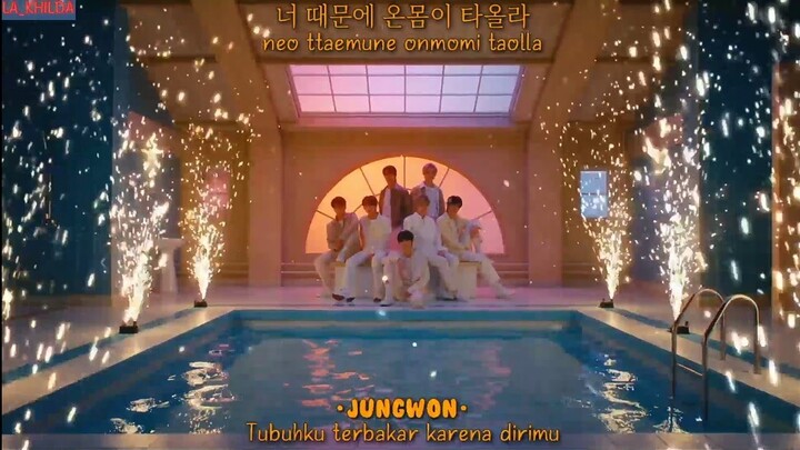 (MV IndoSub) ENHYPEN (엔하이픈) - FEVER easy lyrics color coded lirik sub indo (LA_KHILDA)