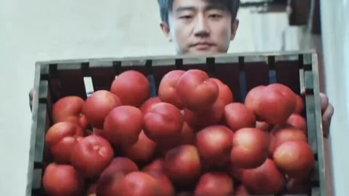 A veteran soldier tests the new recruits' marksmanship with a basket of peaches!