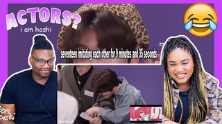 Seventeen imitating each other for 9 minutes and 35 seconds| REACTION