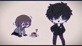 【P5R/明主】นักสืบแพนเค้กถูกไฟไหม้~
