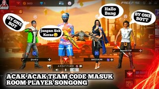 ACAK ACAK TEAM CODE DI AJAK BY WAN 1 VS 3‼️SG 2 METEOR GUA GACORRR FREE FIRE INDONESIA