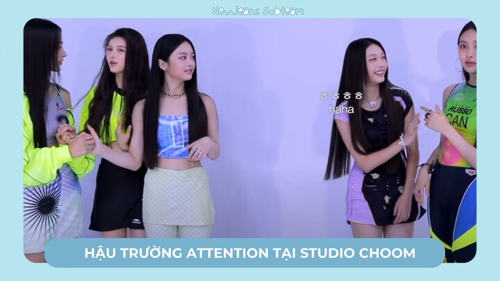 [Vietsub] NewJeans "Attention" Studio Choom Behind