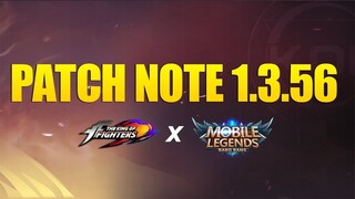 RAFAELA REWORK, ESTES REWORK, YSS REWORK, KAJA REWORK (LAGI) - MOBILE LEGENDS PATCH NOTE 1.3.56