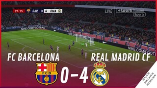 FC BARCELONA vs. REAL MADRID [0-4] • HIGHLIGHTS | VideoGame Simulation & Recreation