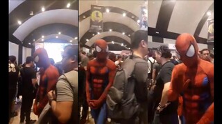 Amazing Spiderman Went to Comic Con SuperManila at Podium