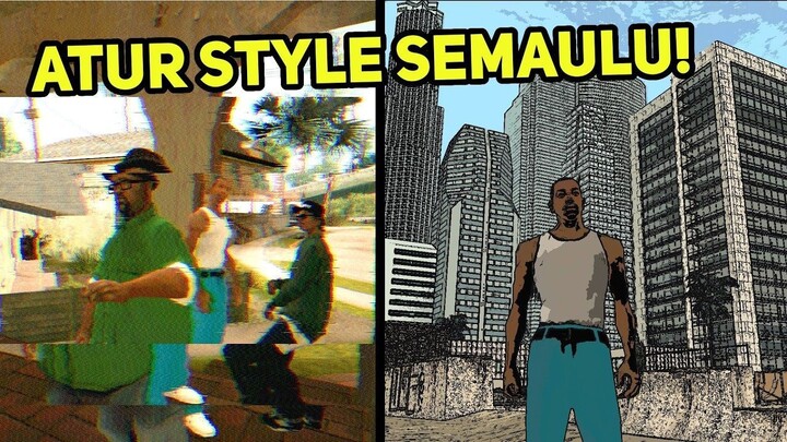 Lu Bisa NGUBAH STYLE GTA SA SESUKALU!!