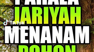 Pahala Jariyah Menanam Pohon