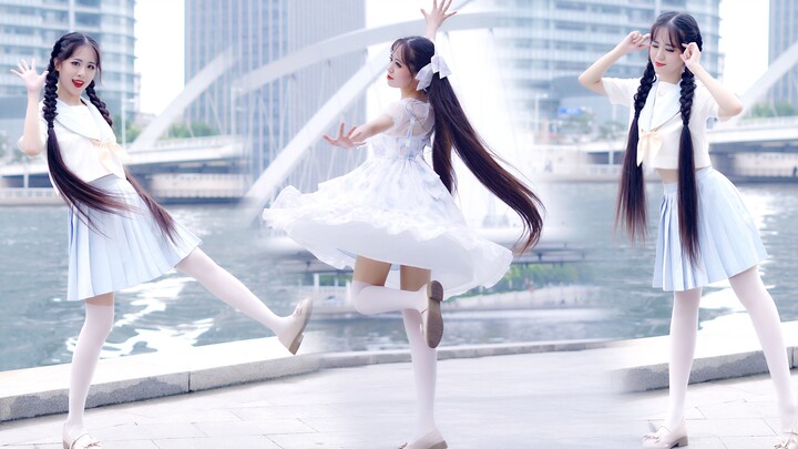 【Yu Xiaoli】☆Heroine Development Plan☆Super long-haired JK happily dancing by the river