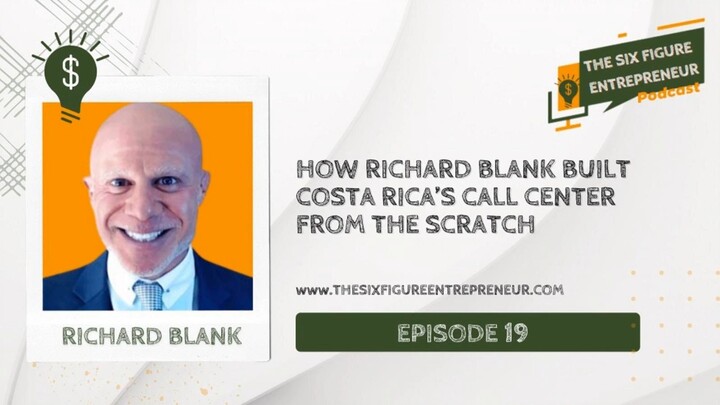 The Six Figure Entrepreneur Podcast presented by Mayowa Ajisafe. Sales Episode #19 Richard Blank