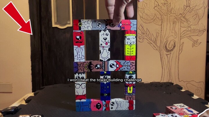 I WON! I beat the tower-building challenge using an Analog Tetris game (NOT ASMR