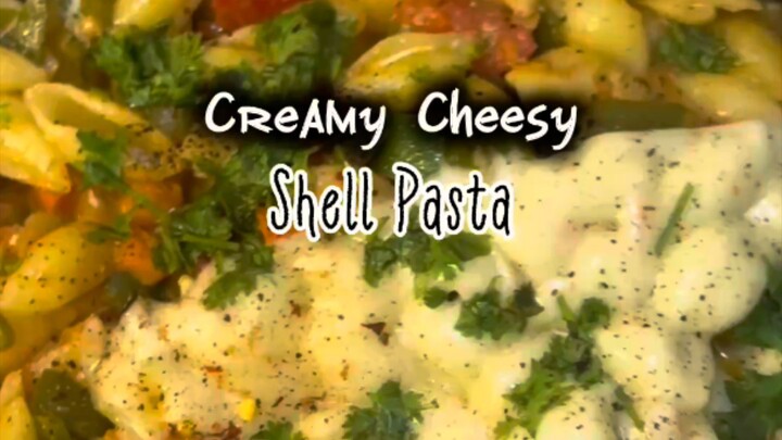 Creamy, saucy, and loaded with all the right spices. This cheesy shell pasta is the ultimate comfort