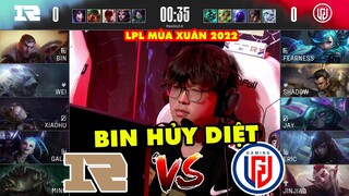 [LPL 2022] Highlight RNG vs LGD Full: Bin cùng Xiaohu hủy diệt | Royal Never Give Up vs LGD Gaming