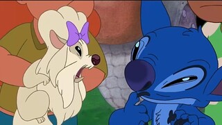 Experiment 007 competes with Stitch to be the best dog! ?