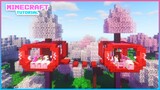 Minecraft: How To Build Cherry Blossoms Tree House