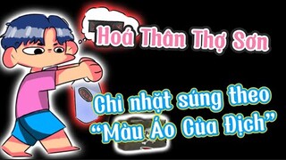 Hoá Thân Thợ Sơn, Nhặt Súng Theo “Màu Áo Của Địch” Trong FreeFire | Chú Xám #shorts