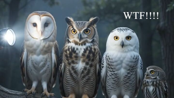 3 Owl Ravers vs. 1 Shy Boi! 🦉🔦✨