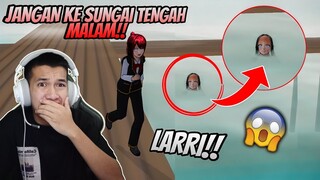 JANGAN PERNAH COBA KE SUNGAI TENGAH MALAM!!  MISTERI SAKURA SCHOOL SIMULATOR - HORROR MOVIE SAKURA